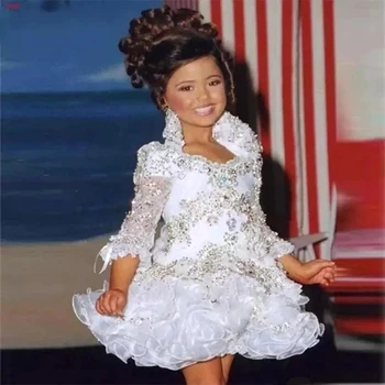 Ir 2021. bērniem kleita meitenēm kāzu meitene saģērbt princess puse gājienā formālu kleita pusaudžu bērniem, kleitu, kostīmu klavierēm pirkt \ Kāzu Kleita ~ www.xenydancestudio.lv 11
