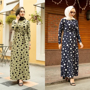 Sievietēm Musulmaņu Hijab Taisns Kleita - Dubaija Modes Arābijas Islāma Ramadāna Abaya Lakatu Kaftan Jaunas Izgatavots Turcijā 1