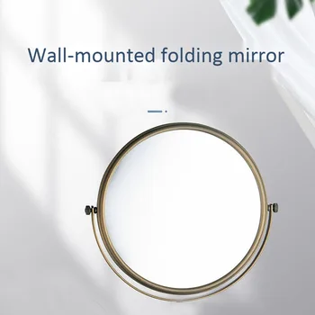 Pie sienas piestiprinātās Aplauzums Spogulis,3 X Palielinājums Aplauzums Spogulis Regulējams Augstums Double-Sided Spoguļi Vannas Iedomība