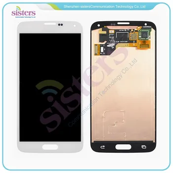 10Pcs Vairumtirdzniecības Augstas Kvalitātes Melna/Balta/Zelta LCD Ekrāns Ar Digitizer Montāžas Detaļas Samsung Galaxy S5 i9600 Bezmaksas Piegāde 1