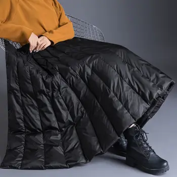 Ir 2021. ziemas sieviešu apģērbu jauno modes vintage spilgti izšūti zīda kabatas dekoratīvās svārki temperaments apvalku svārki pirkt \ Dibeni ~ www.xenydancestudio.lv 11