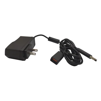 10pcs daudz MAIŅSTRĀVAS Adapteris Strāvas Padeve USB Lādētāja Kabeli Xbox 360 Kinect ASV Plug 1