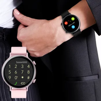 CHYCET Jaunu Smart Skatīties Vīrieši Sievietes Smart Pulksteņi ar skārienekrānu Sports Fitness BT Zvanu Smartwatch Android, Ios Huawei 1