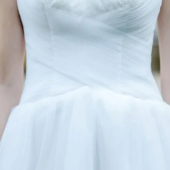 Eightree baltas kāzu kleitas strapless bez piedurknēm-line līgavas kleita 2022 satīna grīdas garuma kāzu vakara kleitas plus lieluma pirkt \ Kāzas & Notikumi ~ www.xenydancestudio.lv 11