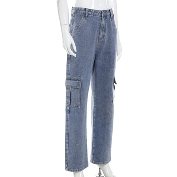 Ripped taisni sieviešu džinsi baggy vintage augsta vidukļa boyfriends mamma mazgā džinsa bikses streetwear sieviešu liela izmēra apģērbu pirkt \ Dibeni ~ www.xenydancestudio.lv 11