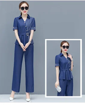 Ir 2021. vasaras korejiešu jaunā versija bija plānas kostīms jaka, bikses divdaļīga sieviešu 2 gabals, kas pirkt \ Tērpi & Komplekti ~ www.xenydancestudio.lv 11
