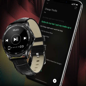 CHYCET Jaunu Bluetooth Zvanu Smart Skatīties Vīrieši Full Touch Screen Sporta Fitnesa Smartwatch Pasūtījuma Seju, Lai Android, IOS 1
