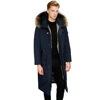 Wwkk 2020 jaunu apģērbu, ziemas dūnu jaka vīriešiem uzņēmējdarbības garu, platu ziemas mētelis vīriešiem cietā mode virsdrēbes silts, garš mētelis vīrietis pirkt \ Jakas & Mēteļi ~ www.xenydancestudio.lv 11
