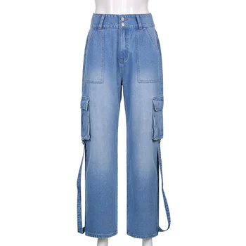 Liela izmēra sieviešu džinsi vasarā jaunu elastīgu vidukli, zaudēt visas spēles džinsa bikses 2020. gadam dāmas kabatas caurumu gadījuma džinsa bikses pirkt \ Dibeni ~ www.xenydancestudio.lv 11
