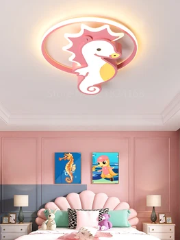 Bērnu istabas gaismas minimālisma moderno zēnu un meiteņu guļamistaba lampu radošā griestu lampa apļveida led karikatūra telpu apgaismes iekārtas pirkt \ Griestu Lampas & Fans ~ www.xenydancestudio.lv 11