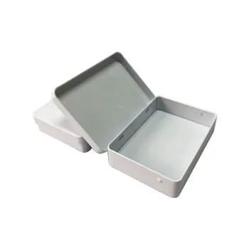 135X95x30mm balts taisnstūris tējas skārda kastē konfektes uzglabāšanas kaste rotaslietas kaste metāla kaste ar viru 30pcs/daudz 1