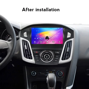 JUSTNAVI Android 10.0 Auto Radio Ford Focus 2012-GPS Navigācija WIFI Carplay Multimediju Atskaņotājs, DSP OBD Balss Vadība 9