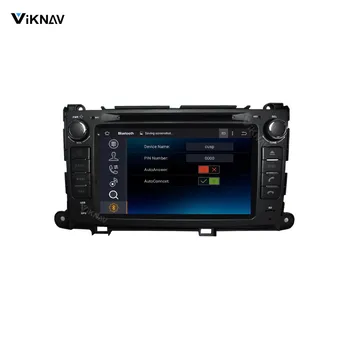 Auto stereo 2 din android multimediju atskaņotāju TOYOTA Sienna XL30 2013+ auto stereo autoradio auto audio GPS navigācija