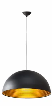 Lámpara Iluminación colgante moderna nordika pilsētās rosca E27 de 40 cm diámetro krāsu negro y oro