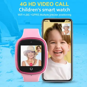 Kids Smart Skatīties 4g Gps HD Touch Screen Tālrunis Skatīties Android Par IOS IP67 Waterproof Kids Smart Skatīties