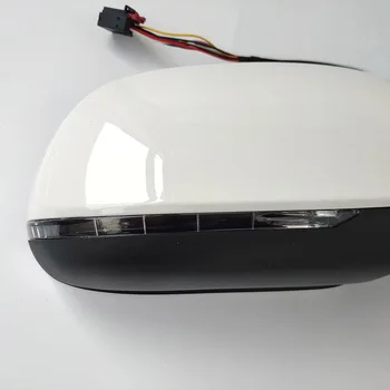 Jauns 16 Tapām, Elektriski Apsildāmi& Regulēšana Stiklu LED Pagrieziena Signāla Sānu Skata Spogulis Audi A4 13-15 1