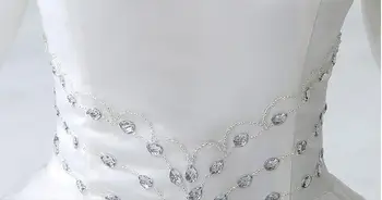 Elegants o-veida kakla bumbu kleita mežģīņu appliques kāzu kleitas plus lieluma ilgi pērles chapel vilciens līgavas kleita ar pogām, yw422 pirkt \ Kāzas & Notikumi ~ www.xenydancestudio.lv 11