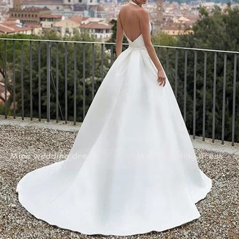 Vintage mežģīnes līnijas kāzu kleitas 2021 3/4 piedurknēm vestido de mariee milzīgais kakla pieticīgas kāzu kleitas valsts customed pirkt \ Kāzas & Notikumi ~ www.xenydancestudio.lv 11