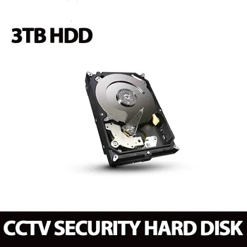 3.5 collu SATAIII Cieto Disku ar 3 TB HDD 64MB 7200rpm lielu, lai VIDEONOVĒROŠANAS Sistēmas, DVR VRR Kameras Novērošanas Komplekti 1