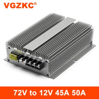 VGZKC 48V60V72V uz 12V solis-uz leju, elektriski modulis 40-90V līdz 12V augstas efektivitātes pārveidotājs DC-DC regulators