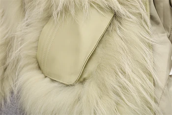 2022 cepure modes luksusa slim sieviešu mētelis nekustamā silver fox kažokādas jakas fox kažokādas trīs ceturtdaļu piedurknēm apģērbs pirkt \ Jakas & Mēteļi ~ www.xenydancestudio.lv 11
