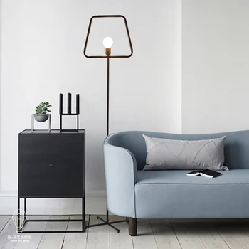Mūsdienu minimālisma modes dizaina dzelzs sākotnējā individuālā dzīvojamā istaba, guļamistaba, ēdamistaba, pētījums, galda lampas grīdas lampas 1