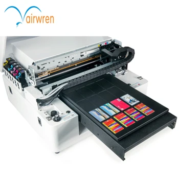 Airwren A3 Maza Izmēra UV Plakanvirsmas Printeris Digital UV Drukas iekārtu Ādas Telefonu Gadījumā PVC Plāksnes, Akrila 1