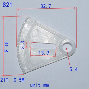 Vairumtirdzniecības 21T Ventilators/Alien/limit rīku plaukts/plastmasas rīki/stūres izliektas zobu/rotaļu daļa/Tehnoloģiju modelis daļas/rc auto daļas S21 1