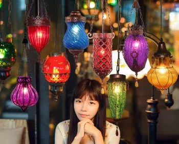 Japānas rūpniecības lampas piekariņu gaismas virve dzīvojamā istabā, guļamistabā karājās griestu lampas pirkt \ Griestu Lampas & Fans ~ www.xenydancestudio.lv 11