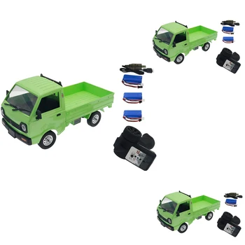 Par WPL D12 1/10 4WD RC Kravas automašīnu Simulācijas Drift Kravas automašīnu Kāpjot Auto, LED Gaismas Rc Auto Rotaļlietas Zēniem Bērniem Pieaugušajiem