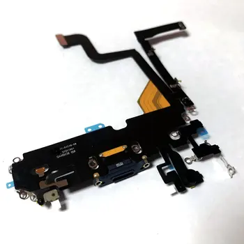 Apple iPhone 13 Pro Sākotnējo Kvalitāti Baltā/Melnā/Zilā krāsā/Zelta Krāsā Uzlādes Ostas Dock Connector Flex Cable 1