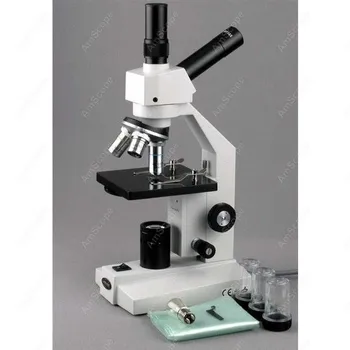 Dual-View Saliktā Mikroskopa--AmScope Piegādes 40X-800X Dual-View Savienojums Mikroskops ar Digitālās Fotokameras 1