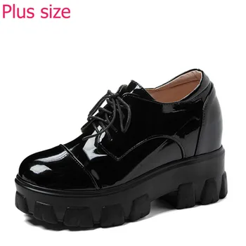 Microfiber ādas kurpes sieviešu vidū augstpapēžu kurpes sieviešu ikdienas apavu korejas stila bloku papēža paslīdēt uz apavi biroja dāma bēšs melns pirkt \ Sieviešu Kurpes ~ www.xenydancestudio.lv 11