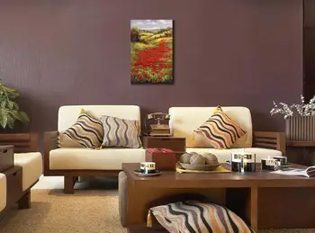 Handpainted ainava eļļas gleznu abstraktu, sienu mākslas ostas gleznu par dzīvojamo istabu mājas dekoru nav ierāmēta pirkt \ Mājas Dekori ~ www.xenydancestudio.lv 11