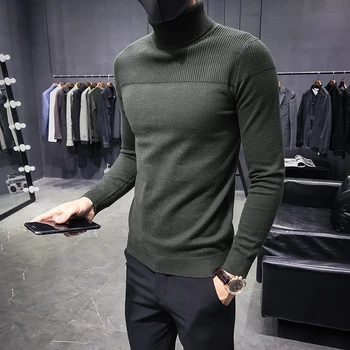 Jing zhe vīriešiem vintage ziemas džemperi ir 2021. pulovers mens augstu uzrullētu apkakli korejas modes džemperis vīriešiem gadījuma harajuku drēbes streetwear pirkt \ Jakas ~ www.xenydancestudio.lv 11