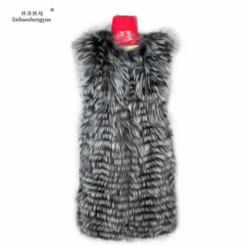 Ziemas sieviešu īsās modes gadījuma v-veida kakla nekustamā fox kažokādas jaka, mētelis sievietēm mjf-mk-17 pirkt \ Jakas & Mēteļi ~ www.xenydancestudio.lv 11