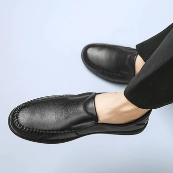 34-41 pavasara kurpes sieviešu britu stils ir 2021. jaunu bieza-soled koledžas stila gadījuma mokasīni dabiskās ādas, modes apavi meitenēm pirkt \ Vīriešu Kurpes ~ www.xenydancestudio.lv 11