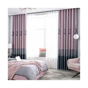 Princese franču lauku raibs aizkari dzīvojamā istaba guļamistaba augstas kvalitātes pasūtījuma skaists krāsains blackout logu aizkari pirkt \ Logu Ārstēšanu ~ www.xenydancestudio.lv 11
