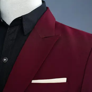 Elegants pasūtījuma bordo vīriešu uzvalku bleizeri partiju balli 2 gabali jaka + bikses līgavainis kāzu tērpi robots atloks mens tuxedos pirkt \ Tērpi & Bleizeri ~ www.xenydancestudio.lv 11