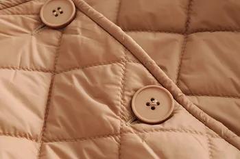 Ir 2021. jaunas ziemas jaka gadījuma sieviešu modes parkas bieza siltas jakas, polsterētas segas garas piedurknes kabatas sieviešu virsdrēbes šiks topi pirkt \ Jakas & Mēteļi ~ www.xenydancestudio.lv 11