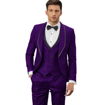 Pasūtījuma slim fit melnā zelta ziedu 2 gabals vīriešu žakete uzvalks labākais cilvēks kāzu uzvalki līgavainim tuxedos vīriešiem (jaka+bikses+bow) pirkt \ Tērpi & Bleizeri ~ www.xenydancestudio.lv 11
