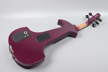 Kvalitātes elektroniskās vijoles MP3 6.5 liela ligzda austiņām akumulatora purpura 6 1