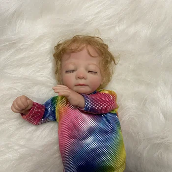 35CM Mishell Sirēna Baby Lelle Sakņojas Matu 3D Krāsotas Augstas Kvalitātes Krāsošana Skaista Lelle Dzimšanas dienas Dāvana Meitenēm