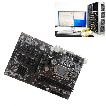 B250 BTC Ieguves Mātesplati ar DDR4 4 GB 2133Mhz RAM+SATA SSD 120G LGA 1151 12XGraphics Kartes Slots BTC Miner 1