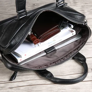 Biznesa soma vīriešu īstas ādas portfeli, un vīrietis man ir 15 collu portatīvo datoru soma dabīgā āda vīriešiem messenger somas vīriešu portfeļi pirkt \ Vīriešu Somas ~ www.xenydancestudio.lv 11