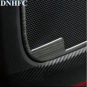 DNHFC Automašīnas durvis ragu skaņas dekoratīvu gredzenu 4pc/set Nerūsējošā tērauda MAZDA CX-5 CX5 KF 2. Paaudzes 2017 2018 Auto Stils 1