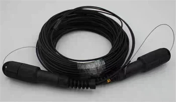 300mtr 2 cores Āra DVI LC-LC Fiber optic Patch cord ūdensizturīgs SM MM Bruņu CPRI TPU kabeļu FTTH FTTA džemperis ELINK 1