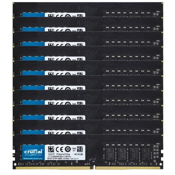 Cruclal 10PCS DDR4 16GB Darbvirsmas Atmiņa 16GB PC4-21300 DIMM 2666MHz RAM 1.2 V 288PIN NON ECC ddr4 ram Galddatori Memoria ram ddr4 1