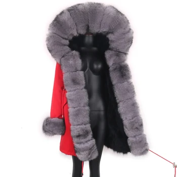 Fox kažokādas mētelis rudens ziemas mētelis sieviešu apģērbu 2021 korejas vintage streetwear double-faced dabīgās kažokādas abrigo mujer sieviešu topi t3612 pirkt \ Jakas & Mēteļi ~ www.xenydancestudio.lv 11