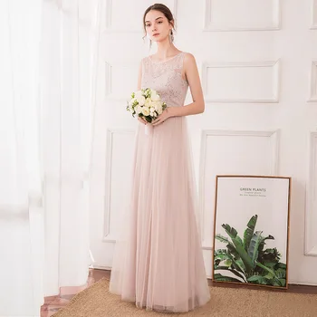 Rozā Līgavas Kleitas Mežģīņu Ilgi 2020. gadam puse, Balles kleitas, Dāvanu vestido de festa longo kāzu svinības Meitene kleita Plus Lieluma Pasūtījuma